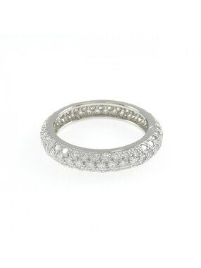 Cartier Pave Ring Silver